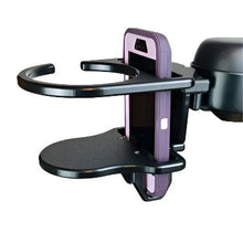 Load image into Gallery viewer, Powerchair Combo Large Drink Holder/Smart Phone Holder | W0014CA SnapIt!