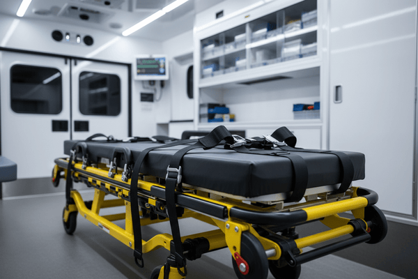 Ambulance Floor Securement Standards - WheelchairStrap.com