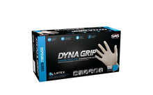 Load image into Gallery viewer, (100) Powder - Free Disposable Latex Gloves | SAS Safety Dyna Grip® - WheelchairStrap.com