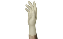 Load image into Gallery viewer, (100) Powder - Free Disposable Latex Gloves | SAS Safety Dyna Grip® - WheelchairStrap.com