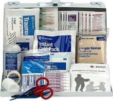 Load image into Gallery viewer, 104 Piece First Aid Kit | OSHA Compliant | METAL CASE - WheelchairStrap.com