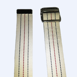Gait Belt w/ Metal Buckle & 2" Cotton Webbing wheelchairstrap.com