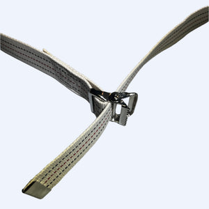 Gait Belt w/ Metal Buckle & 2" Cotton Webbing wheelchairstrap.com