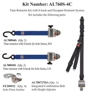 Sure-Lok AL760S-4C- WheelchairStrap.com