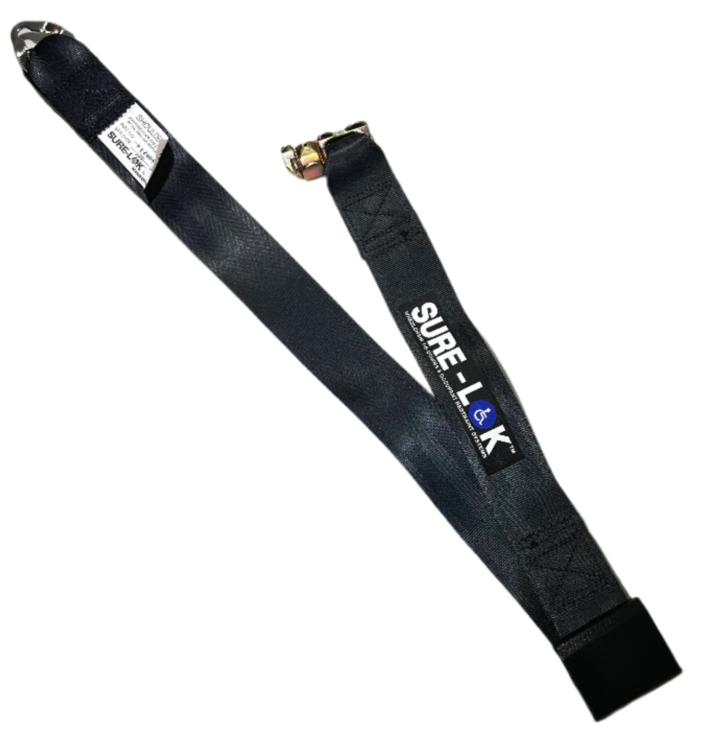leur logette スカラップベスト NON-RETRACTABLE SHOULDER BELT FOR L-TRACK | WheelchairStrap.com
