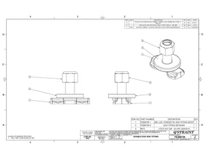 Series L Track Double Lug Stud Fitting 8 Pack| FE200739 Q'Straint & Sure-Lok
