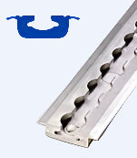 HD L-Track Section, Flanged, with 3/8