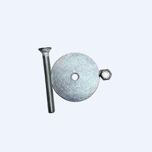 Wheelchair 5/16" (8mm) Grade F835 Track Bolt with Washer & Nut QTY 1 | FE201006 Sure-Lok