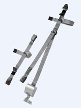 Load image into Gallery viewer, AMF Bruns Retractable Lap/Shoulder Belt w/ Height Adjuster, L-Track fitting on Top &amp; Bottom AMF Bruns