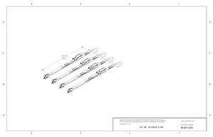 Manual Wheelchair Securement Kit for A-Track | M-201-A30 WheelchairStrap.com