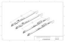 Load image into Gallery viewer, Manual Wheelchair Securement Kit for A-Track | M-208-A30 WheelchairStrap.com