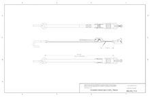 Load image into Gallery viewer, Manual Wheelchair Securement Strap w/ Cam Buckle &amp; A-track Fitting | MA-210/11-C WheelchairStrap.com