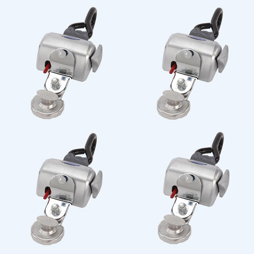 4 QRT Standard Retractors w/ Slide 'N Click Fittings | Q-8201-SC2 wheelchairstrap.com