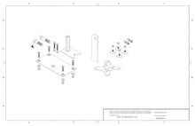 Load image into Gallery viewer, Q04BR014 q&#39;straint qlk wheelchair docking system bracket