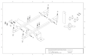 Q04BR027 q'straint qlk wheelchair docking system bracket