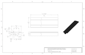 Q'Straint 60" Extruded Press-In Track Cover | Q5-7550-T60 Q'Straint