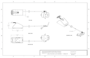 Q'Straint Cable Release Claw Assembly; (1) 50" Cable With Release Handle | Q8-6301-1