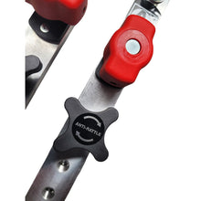 Load image into Gallery viewer, Aluminum Guide Rail for L - Track - Lockable | 2 PACK | AMF Bruns | 10011173 - WheelchairStrap.com