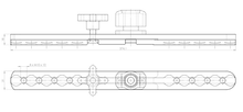 Load image into Gallery viewer, Aluminum Guide Rail for L - Track - Lockable | 2 PACK | AMF Bruns | 10011173 - WheelchairStrap.com