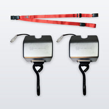 Load image into Gallery viewer, AMF Bruns Electric Front Tie - Down &amp; Lap Belt Bundle Kit 11.8 FT: H450240H1 + H 450 199 - WheelchairStrap.com