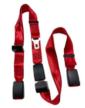 Load image into Gallery viewer, AMF Bruns Electric Front Tie - Down &amp; Lap Belt Bundle Kit 11.8 FT: H450240H1 + H 450 199 - WheelchairStrap.com