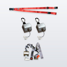 Load image into Gallery viewer, AMF Bruns Electric Securement Bundle Carabiner / 11.8 FT | H450240C1 + H 450 199 + H370255 - WheelchairStrap.com