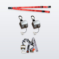 AMF Bruns Electric Securement Bundle Carabiner / 11.8 FT | H450240C1 + H 450 199 + H370255 - WheelchairStrap.com