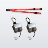 AMF Bruns Electric Securement & Lap Belt Bundle 11.8 Ft | H450240C1 + H 450 199 - WheelchairStrap.com