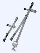Load image into Gallery viewer, AMF Bruns | H470232 - 3101 Retractable Lap/Shoulder Belt w/ Height Adjuster, L -Track fitting on Bottom - WheelchairStrap.com