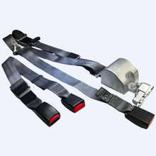 Load image into Gallery viewer, AMF Bruns | H470232 - 3101 Retractable Lap/Shoulder Belt w/ Height Adjuster, L Track fitting on Bottom - WheelchairStrap.com