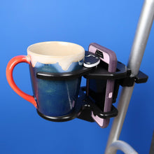 Load image into Gallery viewer, Combination Cell Phone / Adjustable Drink Holder for Mobility Products | A0015 - WheelchairStrap.com