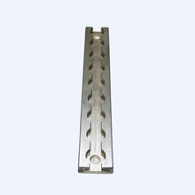 Load image into Gallery viewer, FE200762 | 9" L - Track Section, Non - Flanged, with two 3/8" Mounting Holes - WheelchairStrap.com