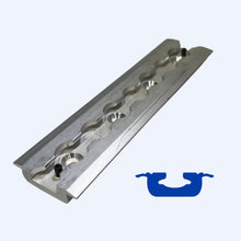 Load image into Gallery viewer, FE200763 | 8" L - Track Section, Flanged, with 1/4" Countersunk Mounting Holes - WheelchairStrap.com