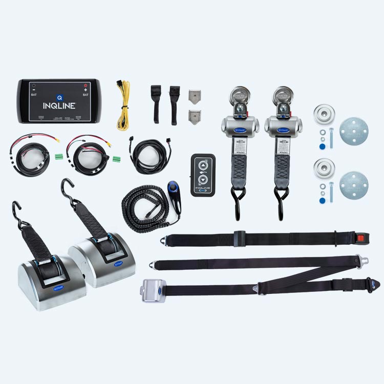Q'Straint INQLINE SECUREMENT Kit QRT Deluxe | Q-84039 – WheelchairStrap.com