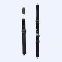 Load image into Gallery viewer, Manual Lap &amp; Shoulder Belt w/ Shoulder Belt Adapter | Q5 - 6410 - PA1 - WheelchairStrap.com