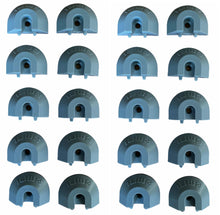 Load image into Gallery viewer, OMNI End Cap - Surface Angle L - Track GREY 20 PACK | QC06089 - WheelchairStrap.com