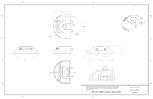 Load image into Gallery viewer, OMNI End Cap-Surface Angle L-Track GREY | QC06089 - WheelchairStrap.com