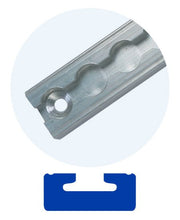 Load image into Gallery viewer, OMNI Regular Series L - Track Insert, Pre - Drilled 5/16" Holes | 48", 100", or 144" - WheelchairStrap.com