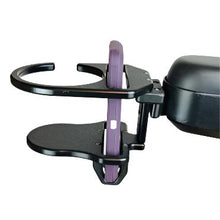 Load image into Gallery viewer, Powerchair Combo Large Drink Holder/Smart Phone Holder | W0014CA - WheelchairStrap.com