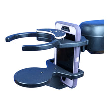 Load image into Gallery viewer, Powerchair Combo Phone &amp; Adjustable Drink Holder Snapit! | A0015CA - WheelchairStrap.com