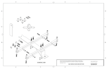 Load image into Gallery viewer, Q04BR004 | Manual Wheelchair 7/8" Tubing, Frame Rail +6" QLK Bracket - WheelchairStrap.com