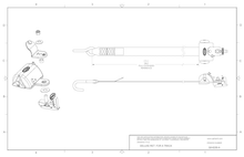 Load image into Gallery viewer, QRT Deluxe Retractor Fully Automatic (Dual Knobs) Mounted with A - Track Fitting | Q8 - 6200 - A - WheelchairStrap.com