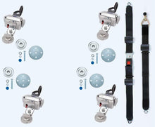 Load image into Gallery viewer, QRT Deluxe Slide - N - Click Kit w/ Manual Shoulder/Lap Belt | Q - 8100 - AT - SC - WheelchairStrap.com