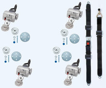 Load image into Gallery viewer, QRT Max Slide - N - Click Kit w/ Manual Shoulder/Lap Belt | Q - 8300 - AT - SC - WheelchairStrap.com
