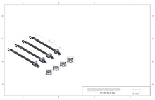 Load image into Gallery viewer, Q'Straint 4 QRT - 360 Retractors Kit with Slide 'N Click Fittings | Q - 10009 - WheelchairStrap.com