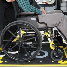 Load image into Gallery viewer, Q'Straint All - In - One Securement One System Right Hand | RETROFIT - WheelchairStrap.com