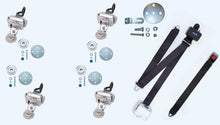 Load image into Gallery viewer, Q'straint Deluxe Retractor Kit with Retractable Shoulder/Lap Belt Combo | Q - 8100 - A1 - HR - SNC - WheelchairStrap.com