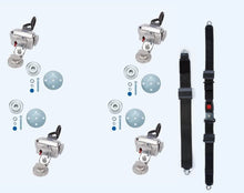 Load image into Gallery viewer, Q'Straint Deluxe Retractor Tie - Down Kit w/ Manual Lap &amp; Shoulder Belt | Q - 8100 - AP - SC - WheelchairStrap.com