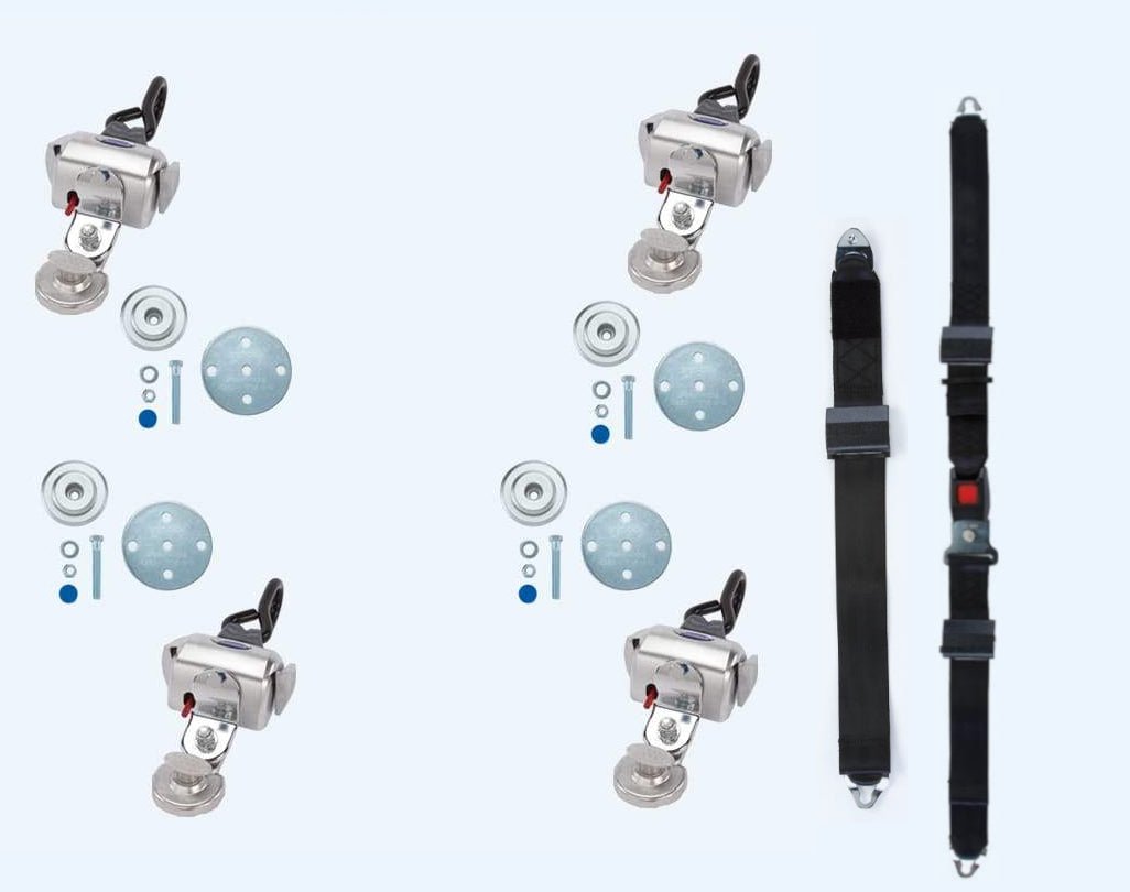 Deluxe Retractor Kit w/ Manual Lap & Shoulder Belt | Q-8100-AP-SC ...