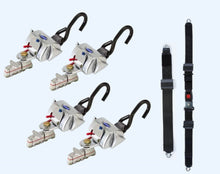 Load image into Gallery viewer, Q'Straint L - Track Retractor Tie - Down Kit w/ Manual Lap &amp; Shoulder Belt | Q - 8100 - AP - L - WheelchairStrap.com